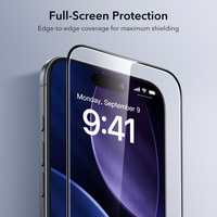 ESR UltraFit Karastatud klaas 2-pack jaoks iPhone 17 Air - läbipaistev