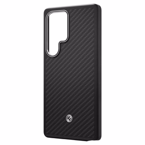Spigen Enzo Aramid GP-FPS938PGABW Silicone Ümbris with Built-in MagFit Ring jaoks Samsung Galaxy S25 Ultra - must