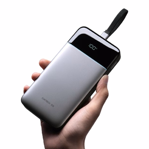Cuktech LPB252N 120W 25000mAh akupank sisseehitatud USB-C-kaabliga – värv: hall