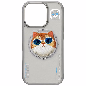 Nimmy Glasses Cool Cat MagSafe Ümbris jaoks iPhone 16 Pro - Hall