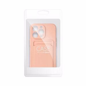 Ümbris jaoks iPhone 15 PRO Card Ümbris roosa