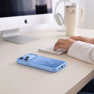 Tech-Protect MagPrime MagSafe CC ümbris mudelitele iPhone 18 Pro Max / 17 Pro Max, matt helesinine