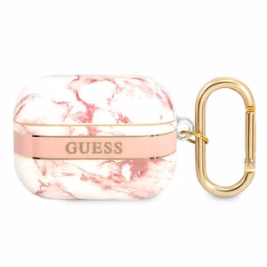 Guess GUAPHCHMAP AirPods Pro kate roosa/roosa Marble Strap Collection