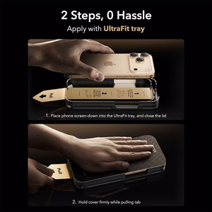 ESR UltraFit Armorite Pro Karastatud klaas jaoks iPhone 17 Pro - Clear