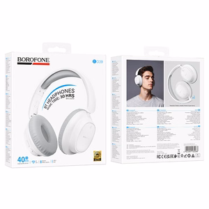 Borofone BO39 Melotide Bluetooth-kõrvaklapid, valged
