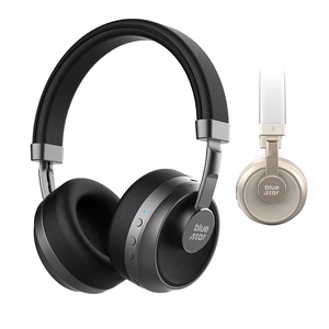 Juhtmevaba on ear Kõrvaklapid sinine Star BH02 valge