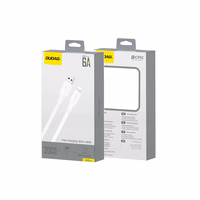 Dudao L2sL USB-A - Lightning 6A kaabel 1.2m - valge