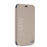 BMW Logo Imprint iPhone Xr Ümbris - Beige