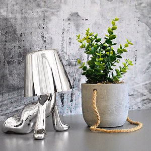 Night lamp hõbedane Man disain E