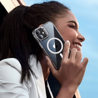 ESR Classic Hybrid Kickstand Halolock MagSafe Ümbris Set + Karastatud klaas jaoks iPhone 16 PLUS - Clear