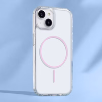 Anti Shock Thin Mag ümbris for iPhone 16 Pro 6,3" roosa