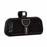 Power Bank Dudao "K20SL" Must 5000mAh + sisseehitatud Lightning ühendus