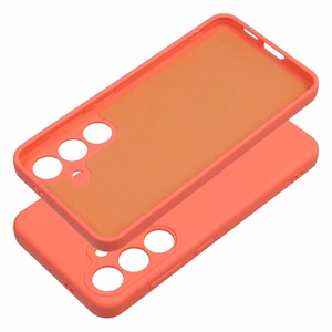 Чехол для Samsung S24 Silicone персиковый