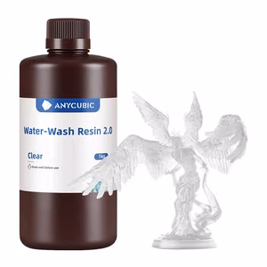Водосмываемая смола ANYCUBIC Water-Wash Resin 2.0, прозрачная