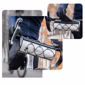 Rockbros TL002 ROAD TO SKY 1.5L veekindel jalgratta juhtraua kott - valge