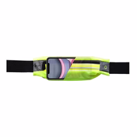 ART sport belt koos ümbris and light APS-01G roheline