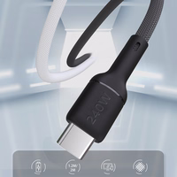 Dudao L9C Max 240W PD USB-C - USB-C Kaabel 1.2m - must