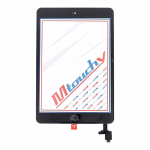 MUSTTBY puuteekraan + tagakleebis + Home iPAD Mini2 jaoks (must)