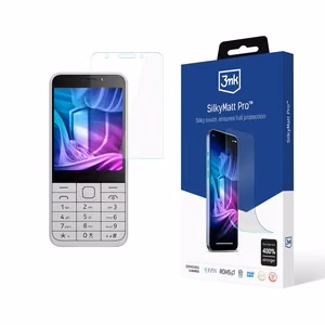 3mk SilkyMatt Pro matt ekraanikaitsekile mudelile Nokia 230 Dual SIM 2024