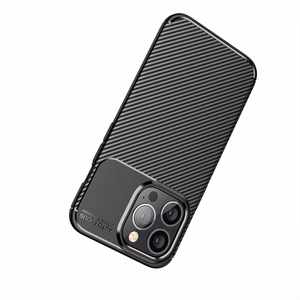 Ümbris CARBON PREMIUM jaoks IPHONE 12 / 12 Pro must