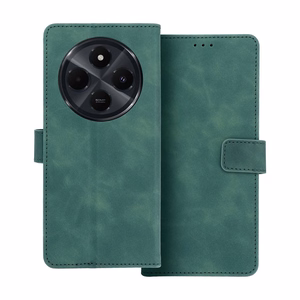 TENDER Book Ümbris jaoks XIAOMI Redmi 14C roheline