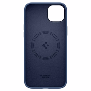 Spigen Silicone Fit Mag чехол с MagSafe для iPhone 14 Plus - синий