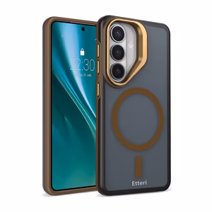 Etteri Morning Fog case for Samsung Galaxy S26 brown