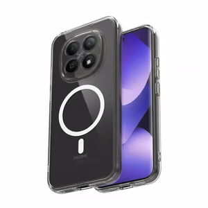 Crong Hybrid Clear Magnetic MagSafe ümbris seadmele Xiaomi Redmi Note 15 Pro+, läbipaistev