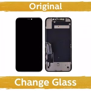 LCD Ekraan iPhone 11 Must (LG versioon + metallplaat) (uuendatud: Hiina)