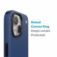 Speck Presidio2 Pro - Antibacterial iPhone 15 Plus / 14 Plus ümbris (Coastal sinine / must / valge)