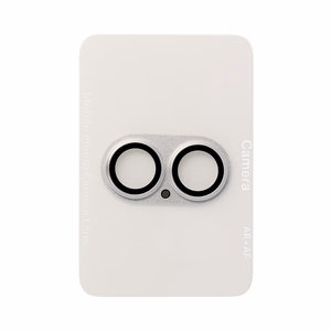 Tempered klaas Tel Protect 95% AR+AF Full Metal kaamera kaitse on camera for Iphone 17 hõbedane (camera island)