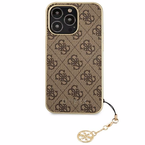 Guess GUHCP13LGF4GBR iPhone 13 Pro / 136,1" pruun/pruun ümbris 4G Charms Collection