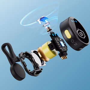 Blavec Lavalier mikrofonid x 2 MK-02 ClipGo Combo: Type C, Lightning, BT (LMMK02-B) must