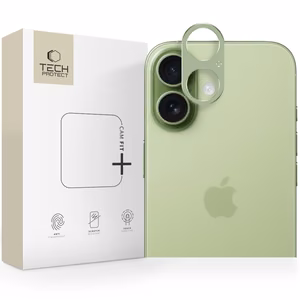 Tech-Protect Camalloy Fit+ Camera Glass jaoks iPhone 17 - roheline