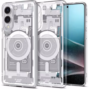 Spigen Ultra Hybrid Mag Ümbris with MagSafe jaoks Samsung Galaxy S25 Edge with Print - Valge