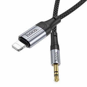 AUX kaabel Lightning Jack 3,5 mm Hoco 1 m UPA26 must