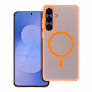 Чехол Samsung A27 Go Orange совместимый с MagSafe космический оранжевый
