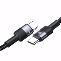 USAMS kaabel USB-C USB-C komplekt 30 tk. 60W 1,2m punutud SJ724ZJ01 (US-SJ724) SET 30PCS