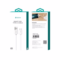 Devia cable Smart EC082 USB - USB-C 1,0 m 2,1A valge