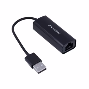 Lanberg NC-0100-01 kaabel / adapter USB-A kuni RJ-45 must