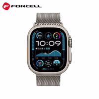 Strap to Apple Watch Forcell F-Design FA11 steel clasp 38 / 40 / 41 mm hõbedane
