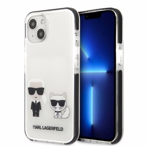 Karl Lagerfeld KLHCP13STPEKCW iPhone 13 mini 5.4" hardcase valge/valge Karl&Choupette