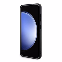 Guess 4G Metal kuldne Logo ümbris jaoks Samsung Galaxy S24 - must