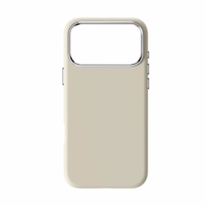 Чехол для iPhone 17 Pro Forcell F-Protect Frame Premium совместимый с MagSafe античный белый