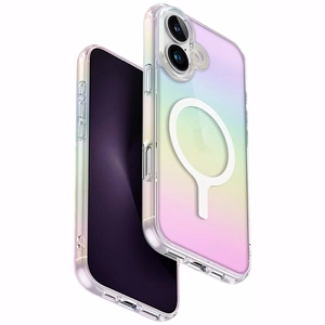 Uniq Iridescia Magclick Charging Ümbris jaoks iPhone 16 - Multicolor
