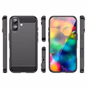 Carbon Ümbris jaoks iPhone 17 - Must