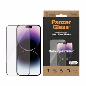 PanzerGlass Ultra-Wide Fit antibacterial karastatud klaas jaoks iPhone 14 Pro Max
