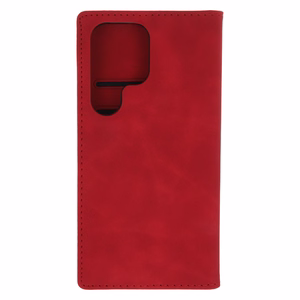 Nutikas Suede ümbris for Samsung Galaxy S25 Ultra punane