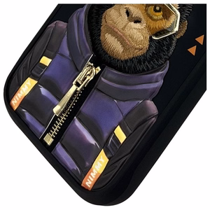Nimmy Cool&Cute 2.0 Monkey Ümbris jaoks iPhone 16 Pro Max - Must