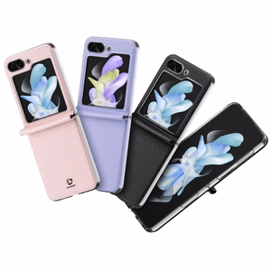 Dux Ducis Bril leather ümbris jaoks Samsung Galaxy Z Flip 5 5G - roosa